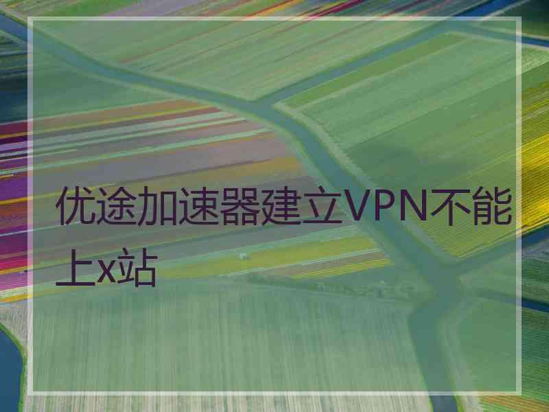 优途加速器建立VPN不能上x站