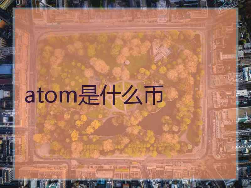 atom是什么币