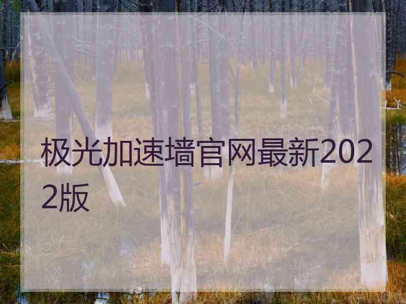 极光加速墙官网最新2022版