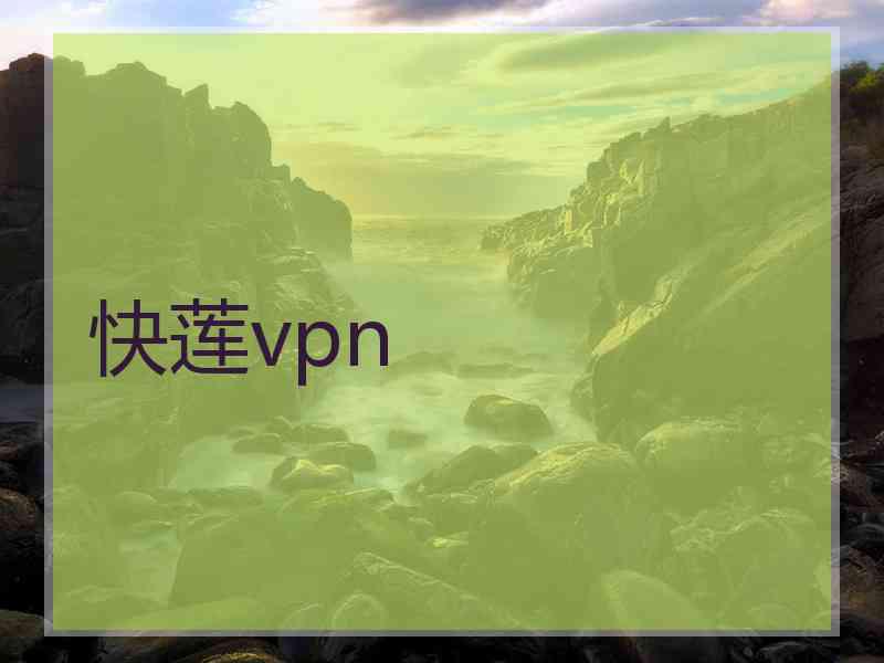 快莲vpn