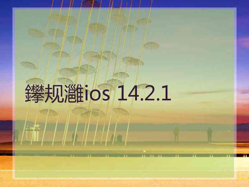 鑻规灉ios 14.2.1