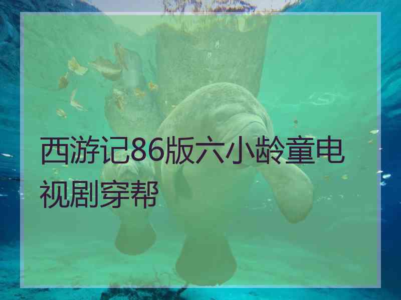 西游记86版六小龄童电视剧穿帮