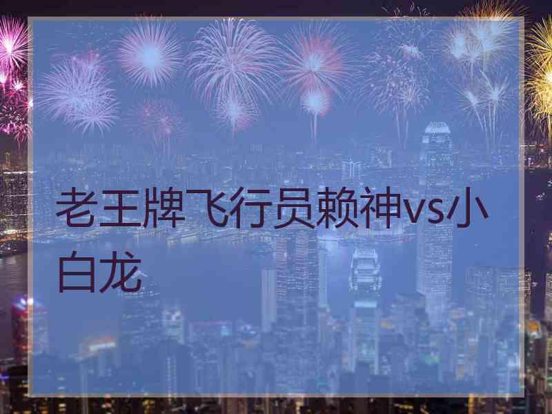 老王牌飞行员赖神vs小白龙