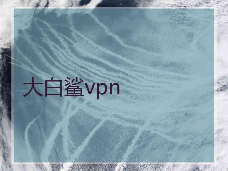 大白鲨vpn