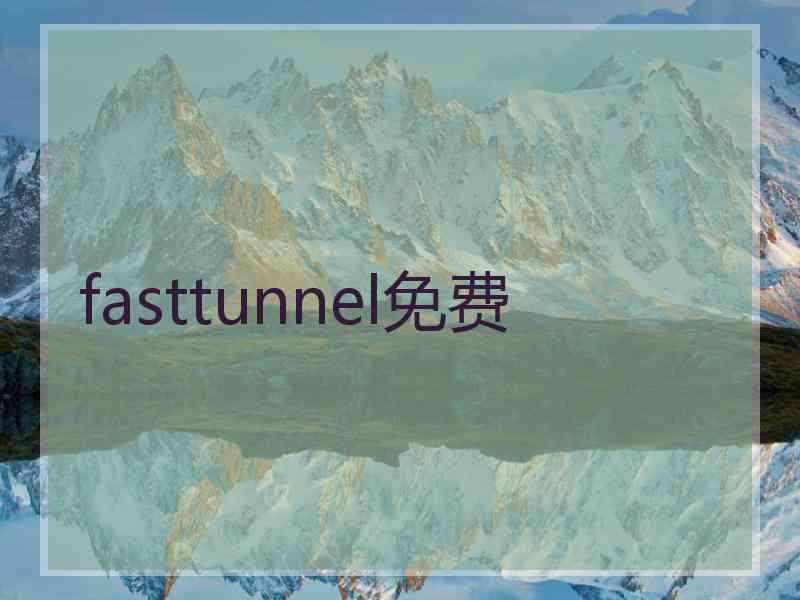 fasttunnel免费