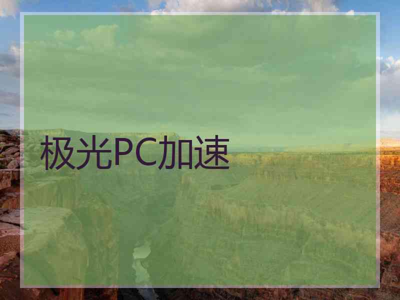 极光PC加速