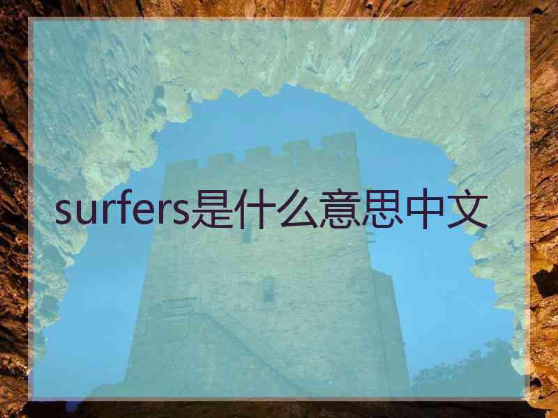 surfers是什么意思中文