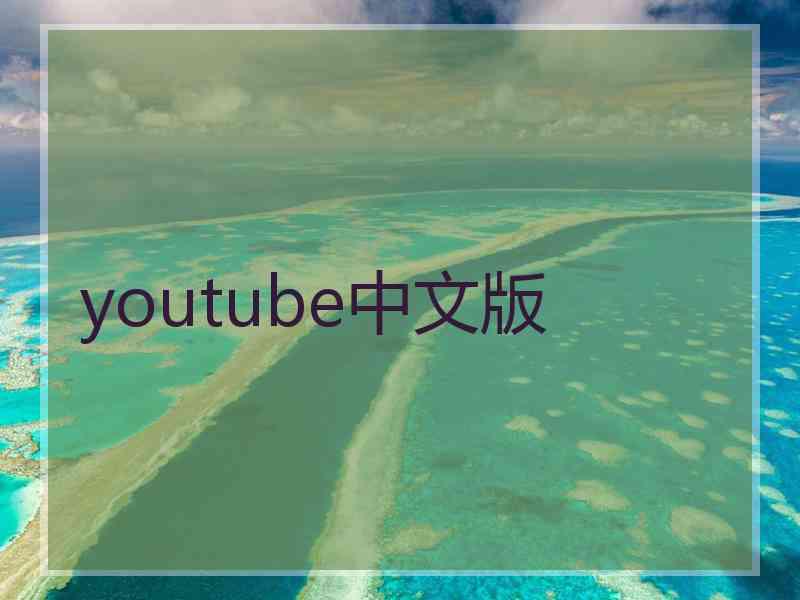 youtube中文版