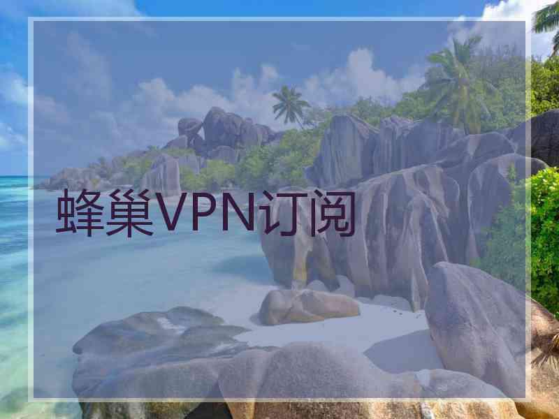 蜂巢VPN订阅