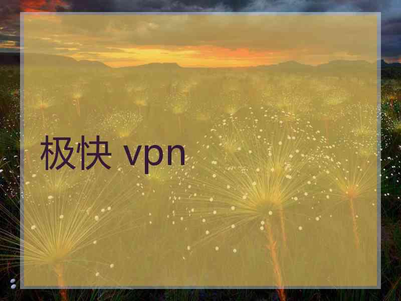 极快 vpn