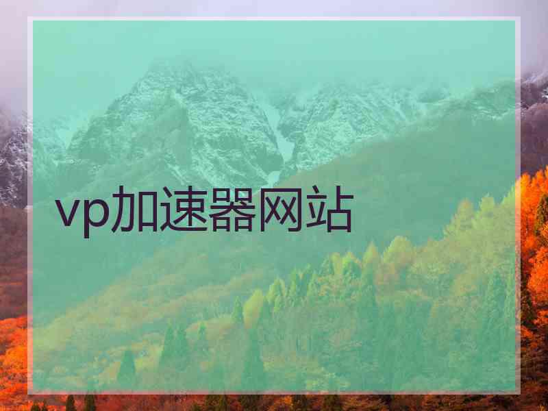 vp加速器网站