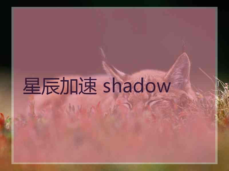 星辰加速 shadow