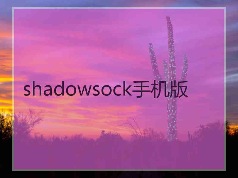 shadowsock手机版