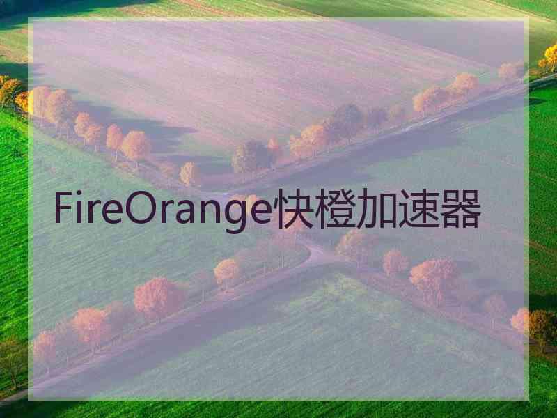 FireOrange快橙加速器