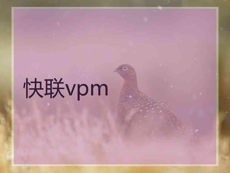 快联vpm