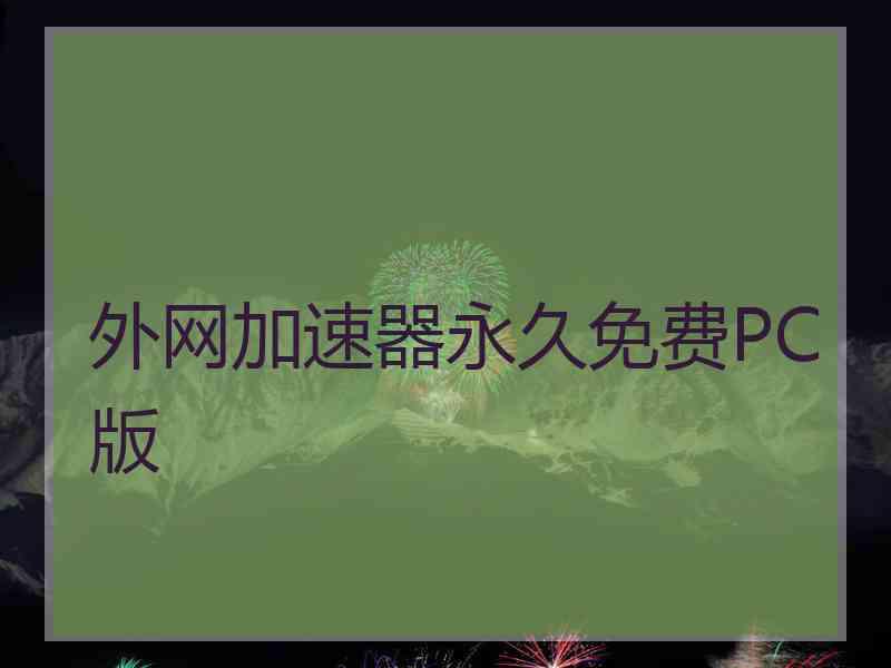 外网加速器永久免费PC版