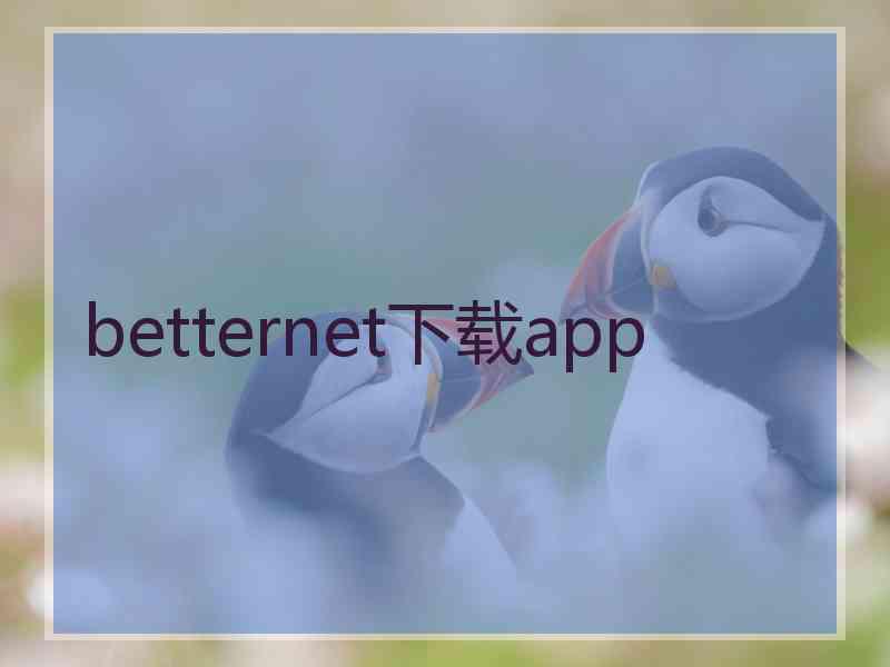 betternet下载app