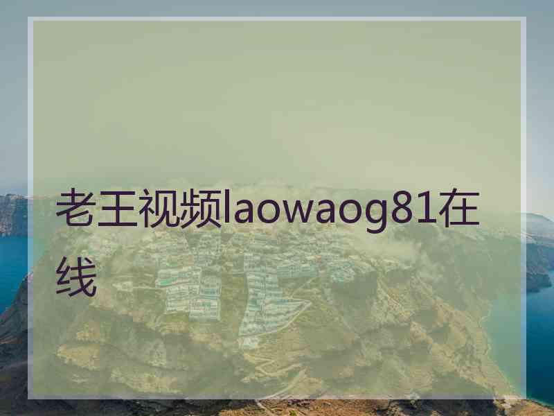 老王视频laowaog81在线