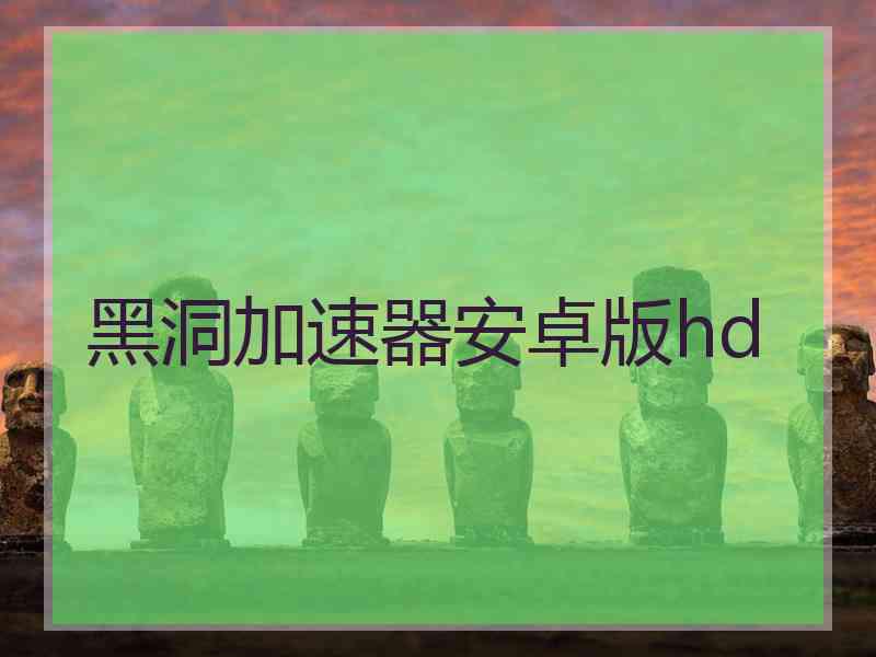 黑洞加速器安卓版hd