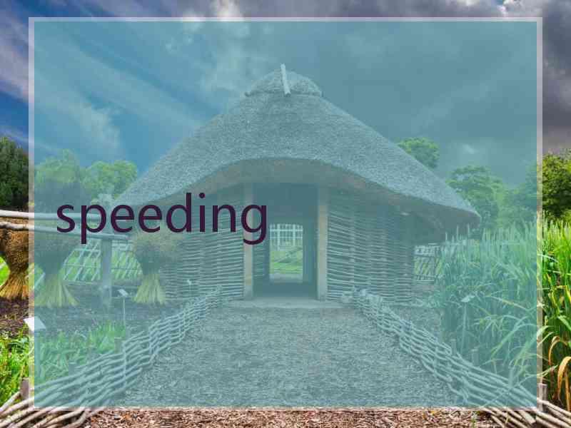 speeding