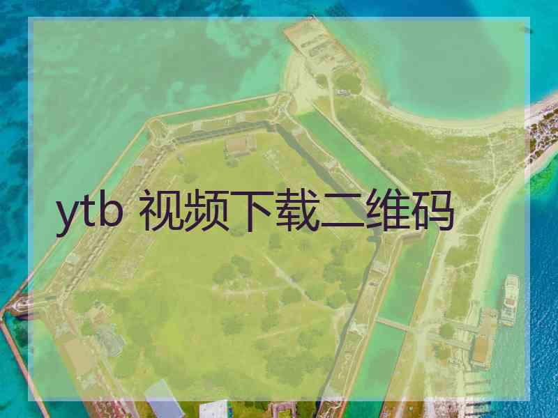 ytb 视频下载二维码