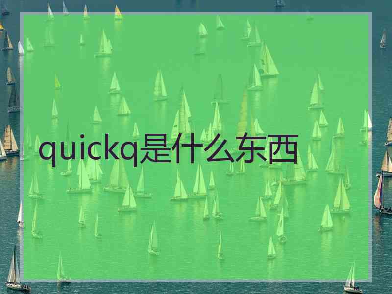 quickq是什么东西