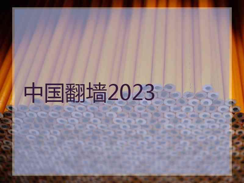 中国翻墙2023