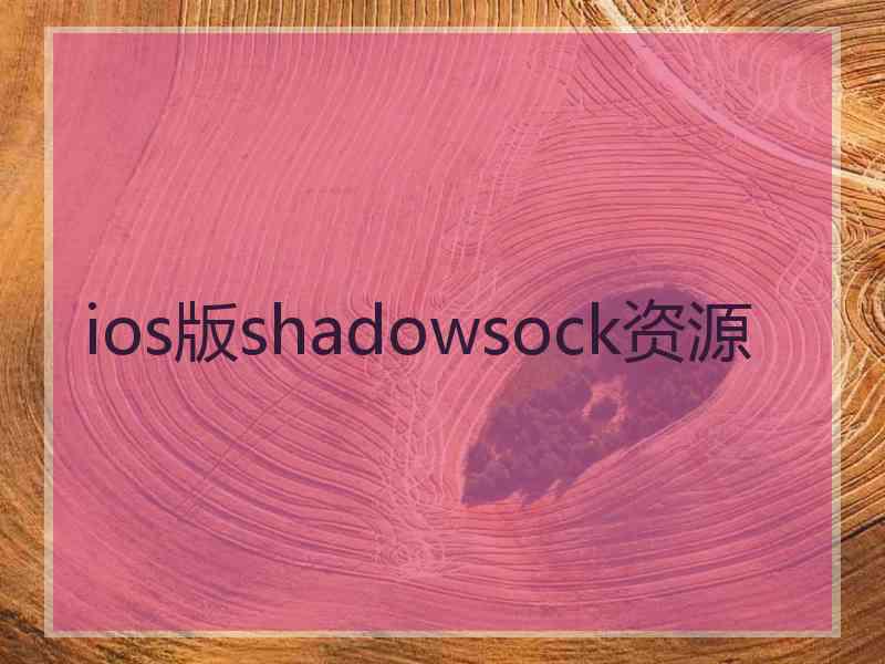 ios版shadowsock资源