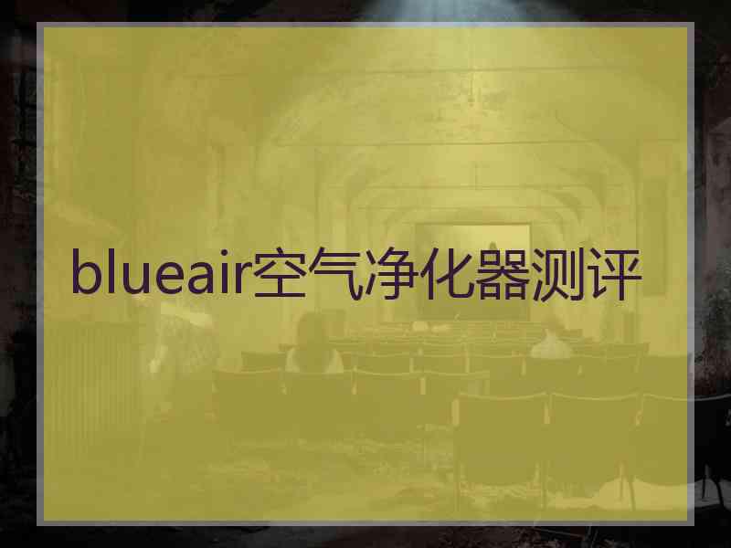 blueair空气净化器测评