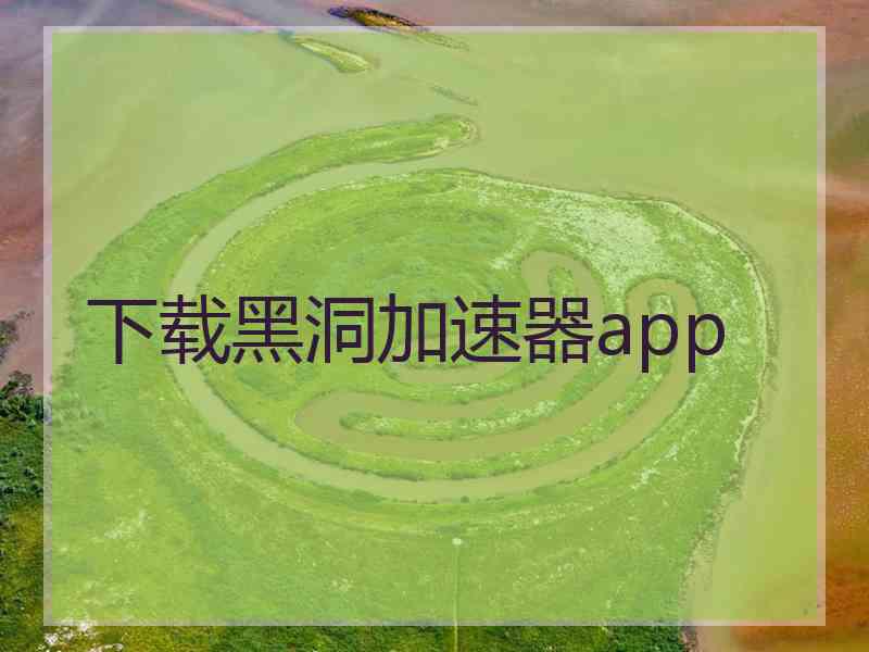 下载黑洞加速器app