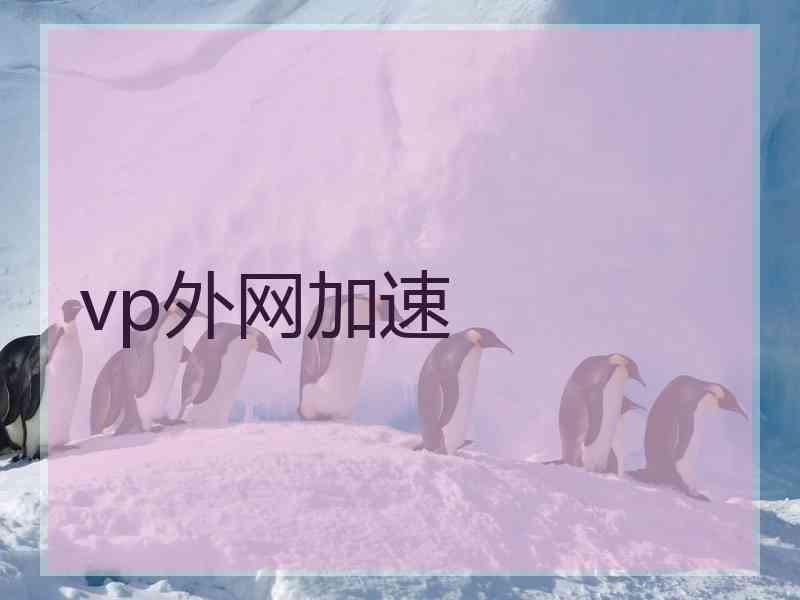 vp外网加速