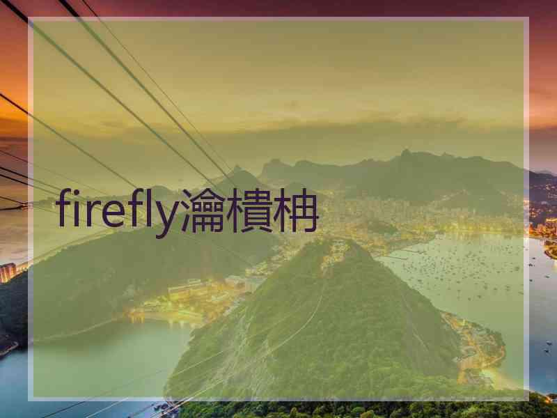 firefly瀹樻柟