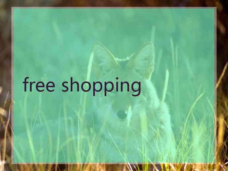 free shopping