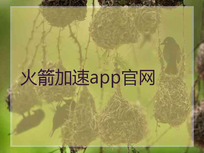 火箭加速app官网