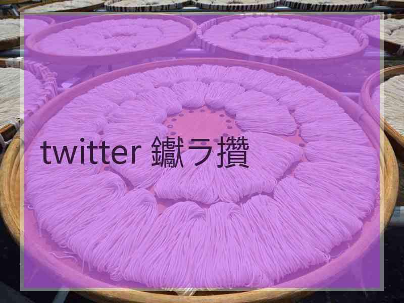 twitter 钀ラ攢