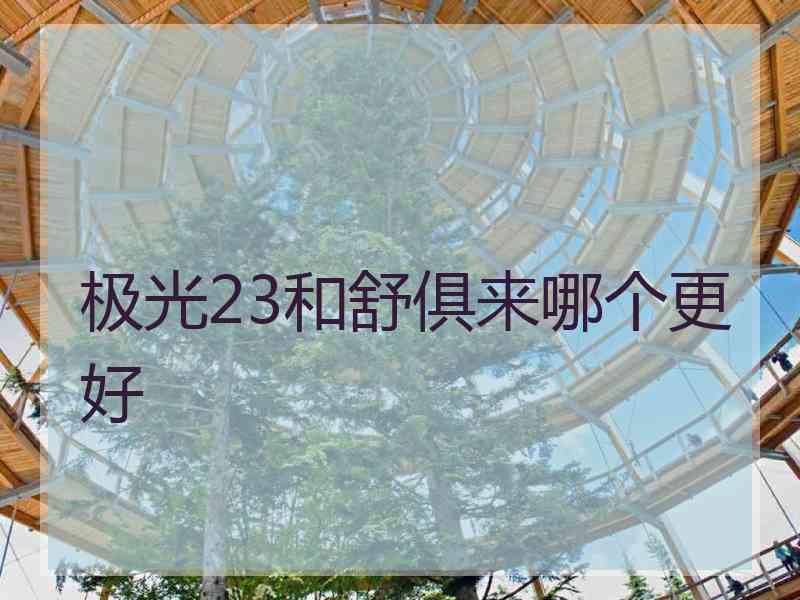 极光23和舒俱来哪个更好