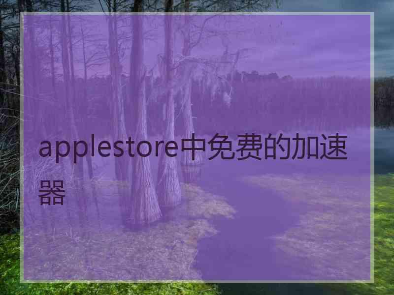 applestore中免费的加速器