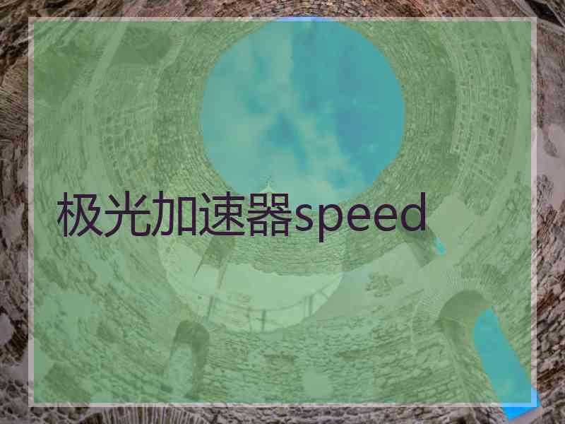 极光加速器speed