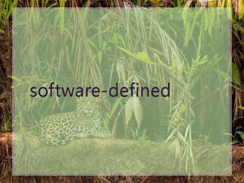  software-defined