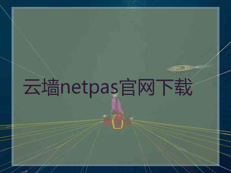 云墙netpas官网下载