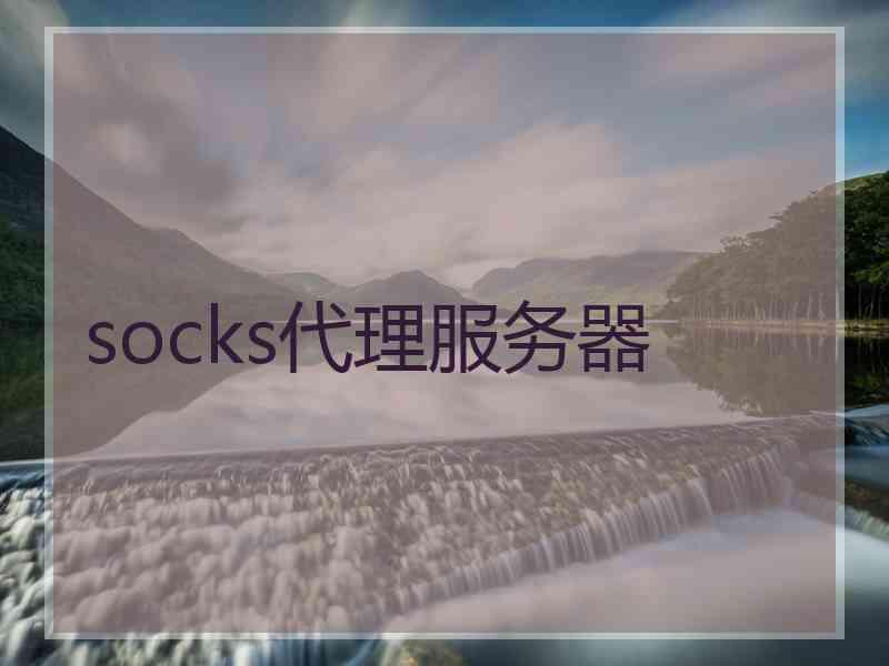 socks代理服务器