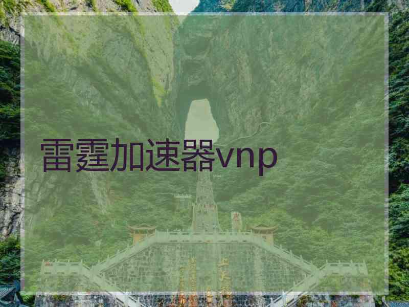 雷霆加速器vnp