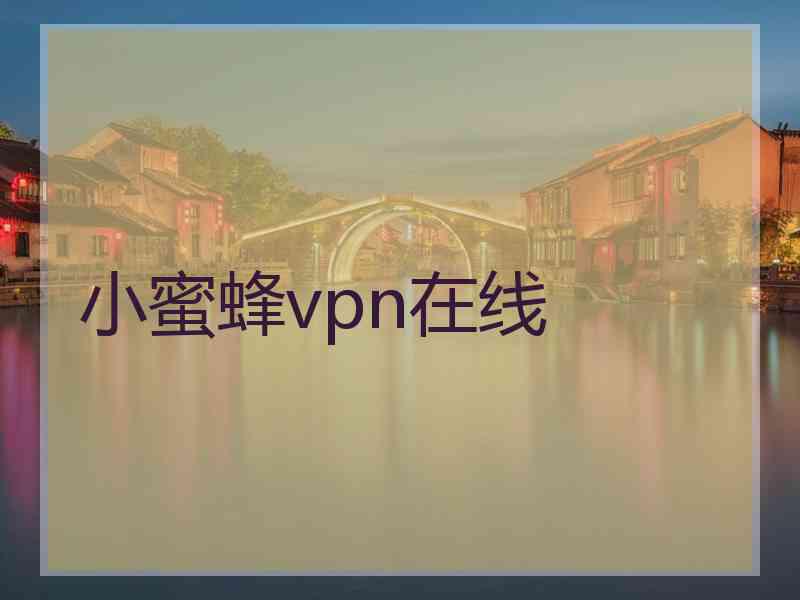 小蜜蜂vpn在线