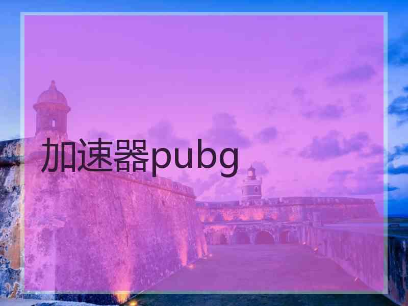 加速器pubg