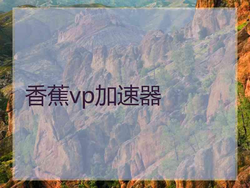 香蕉vp加速器