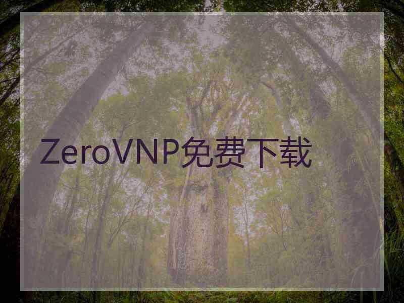 ZeroVNP免费下载