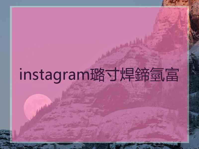 instagram璐寸焊鍗氫富