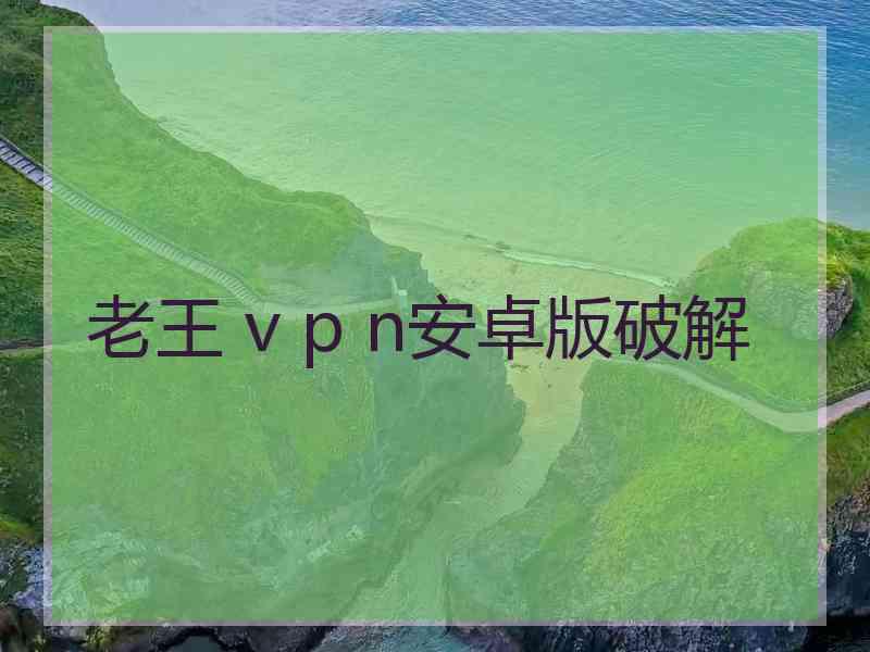 老王 v p n安卓版破解