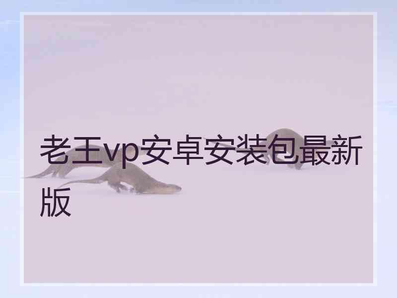 老王vp安卓安装包最新版