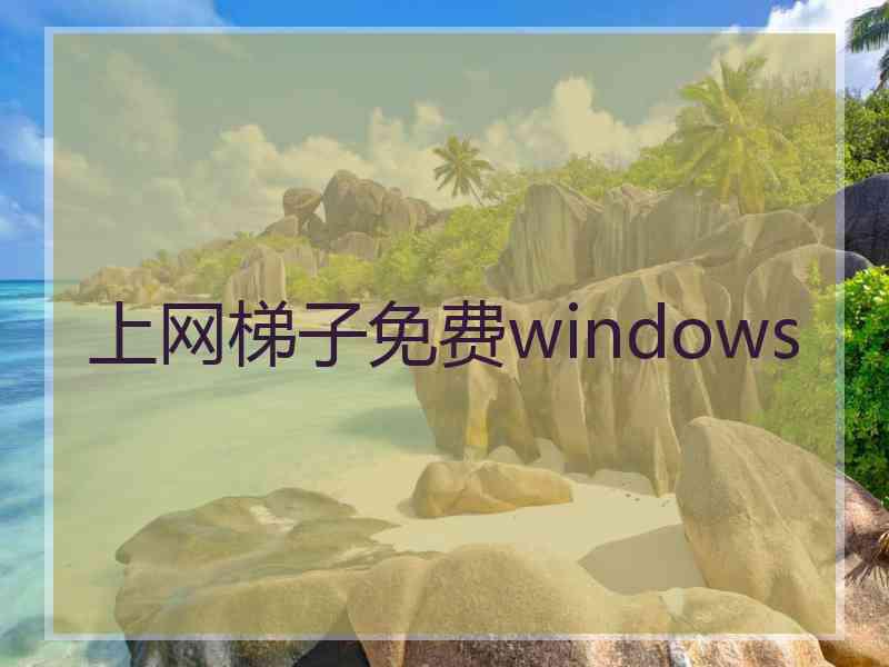 上网梯子免费windows